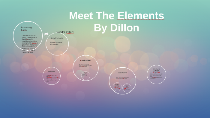 Meet The Elements by Dillon L l on Prezi