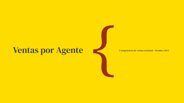 Ventas por Agente by Alfredo Ramos on Prezi