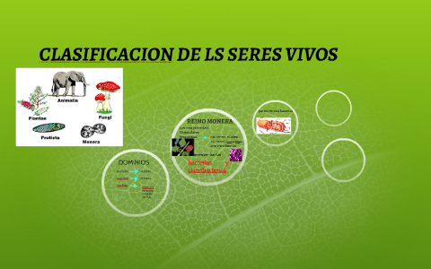 CLASIFICACION DE LS SERES VIVOS by Aurora Albán Sevilla on Prezi