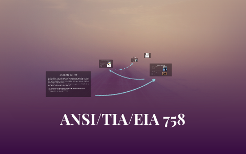 ANSI/TIA/EIA 758 By Andres Parrado On Prezi