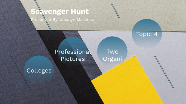 Scavenger Hunt by Jocelyn Martinez on Prezi