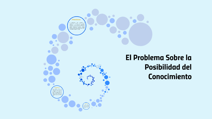 El Problema Sobre La Posibilidad Del Conocimiento By Yanin Arias Torres ...