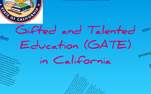 Gifted and Talented Education in California by Jennifer Rowe on Prezi