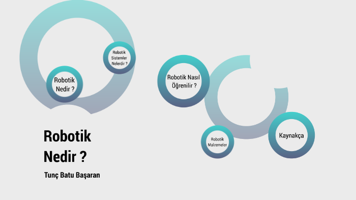 Robotik Nedir ? by Tunç Batu Başaran on Prezi