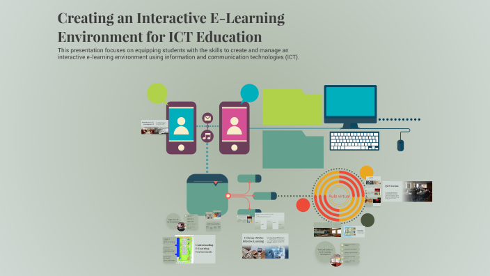 Ict Learning Simple Design Creating an Interactive E-Learning Environment for ICT Education by ...