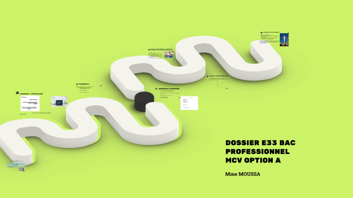 DOSSIER E33 METHODOLOGIE DIAPORAMAS BAC PROFESSIONNEL MCV OPTION A by