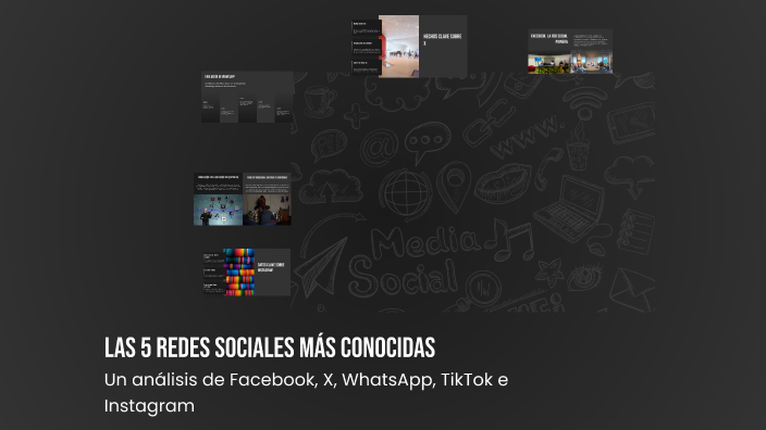 Las 5 Redes Sociales Más Conocidas by Yeison Carta on Prezi