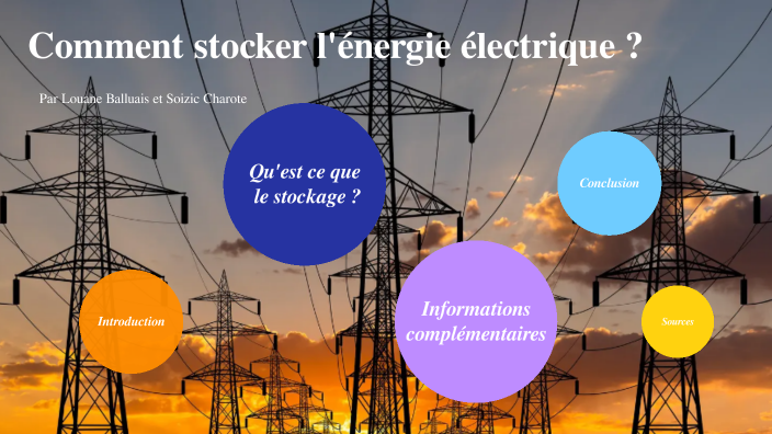 Stocker l'énergie électrique by Soizic Charote on Prezi