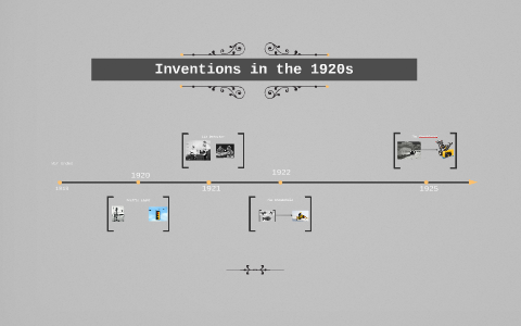 Inventions in the 1920s by Ryan Bird on Prezi