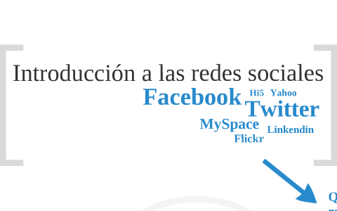 Introducción a las redes sociales by Gabriel Pardo on Prezi