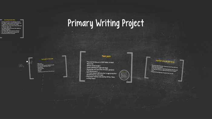 Primary Writing Project by Ruth Macintyre on Prezi