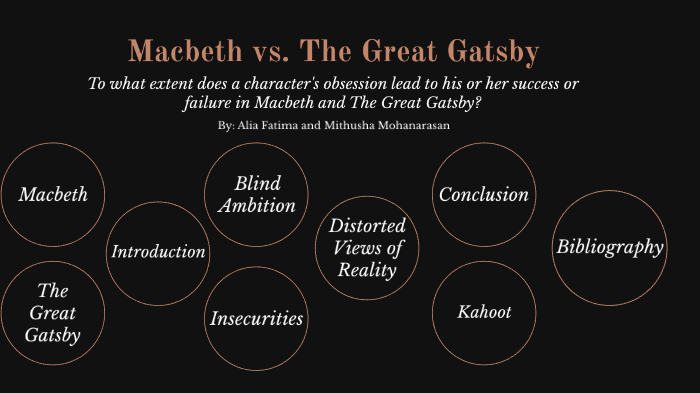 macbeth and great gatsby comparative essay