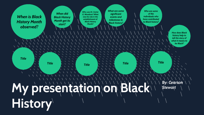 Black history by Cearson Stewart on Prezi