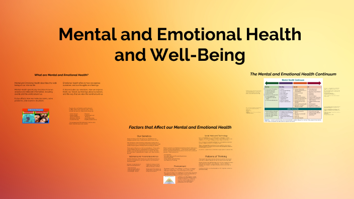 Mental and Emotional Health and Well-Being by Jeff Jacobsen on Prezi