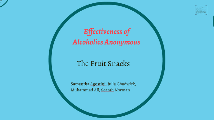 effectiveness of alcoholics anonymous - alcoholics anonymous 2021