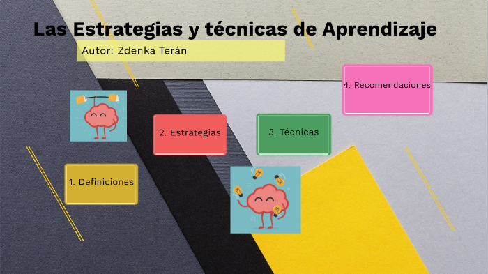 Las Estrategias y Tècnicas del Aprendizaje by zdenka teran on Prezi
