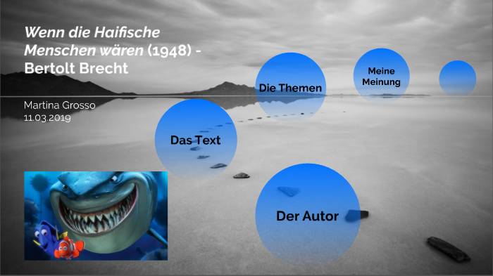 Brecht Wenn Die Haifische Menschen Wären Text Wenn die Heifische Menschen wären - Bertolt Brecht by Martina Grosso on