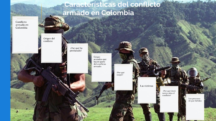 características del conflicto armado en Colombia by daniel Music torres  benavides