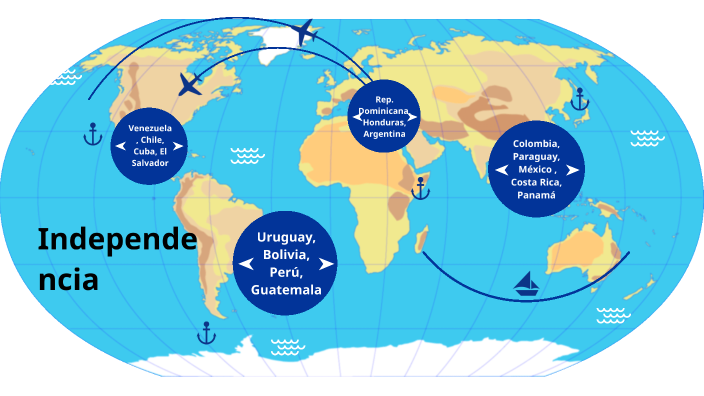 Declaraciones De Independencia De Los Paises Latinoamericanos By Karla ...