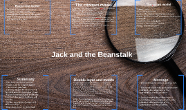 Jack And The Beanstalk By Katrine Olsen