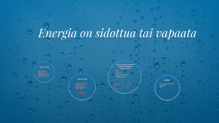 Energia on sidottua tai vapaata oikee by Meri Härkönen on Prezi Next