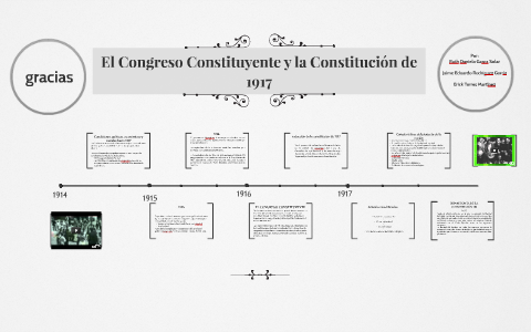 El Congreso Constituyente y la Constitucion de 1917 by Ruth Gasca on Prezi