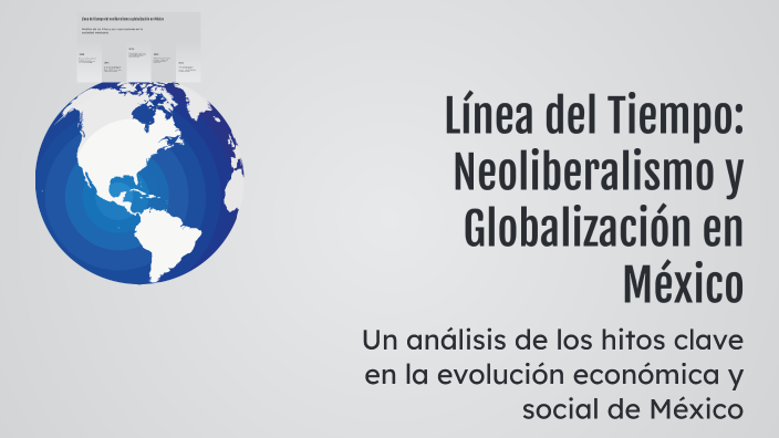 Línea del Tiempo: Neoliberalismo y Globalización en México by Alesandro