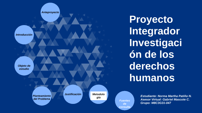 Proyecto Integrador: Investigación de los derechos humanos by Norma
