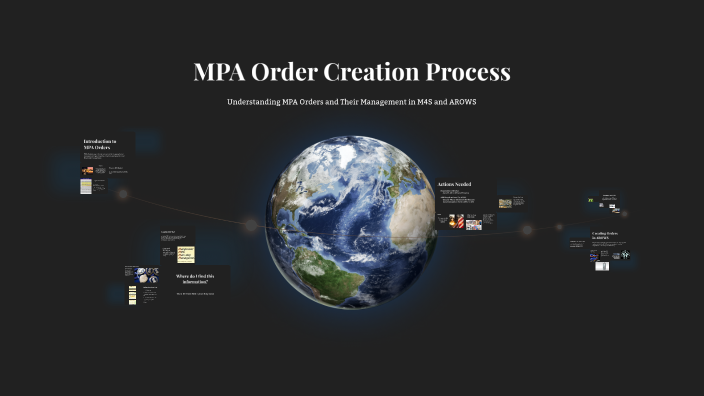 Mpa Operations MPA Order Creation Process by Keona Newsom on Prezi