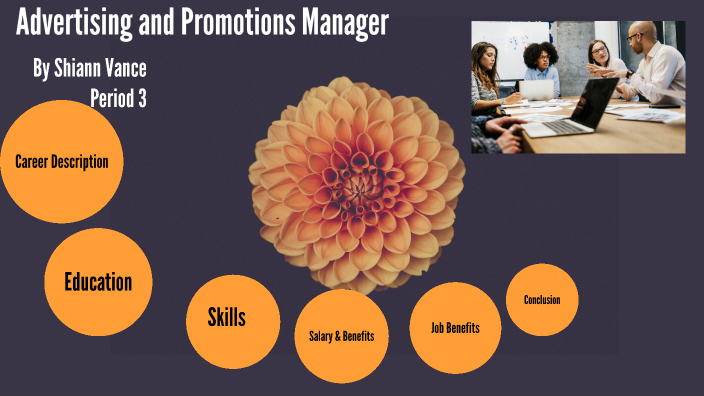 Advertising And Promotions Manager By Shiann Vance