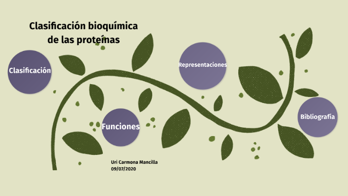 Clasificación bioquímica de las proteínas. by Uri Carmona on Prezi