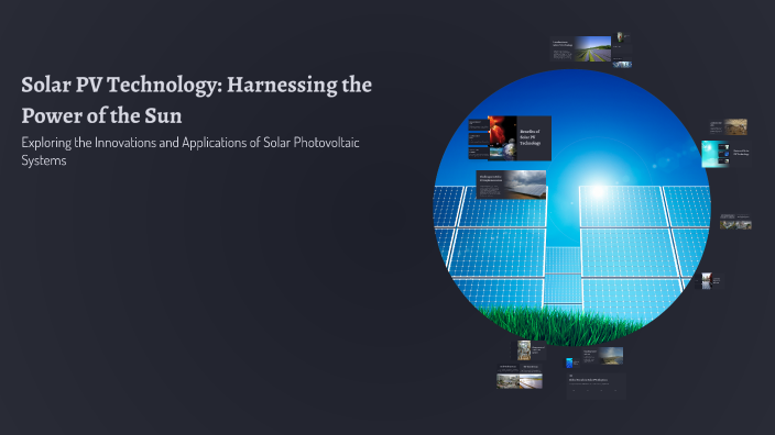 Solar PV Technology: Harnessing the Power of the Sun by Maureen Munisa ...