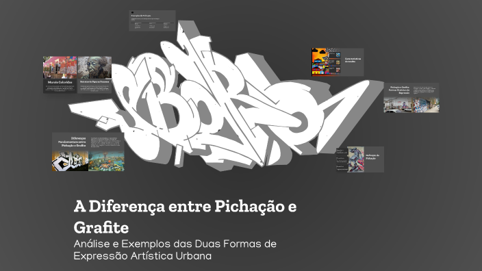 A Diferença entre Pichação e Grafite by firmo firmo on Prezi