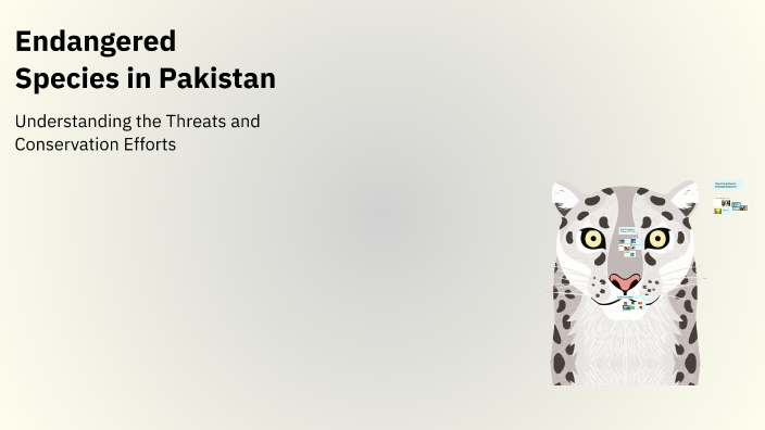 Endangered Species in Pakistan by Sabahat Bibi on Prezi