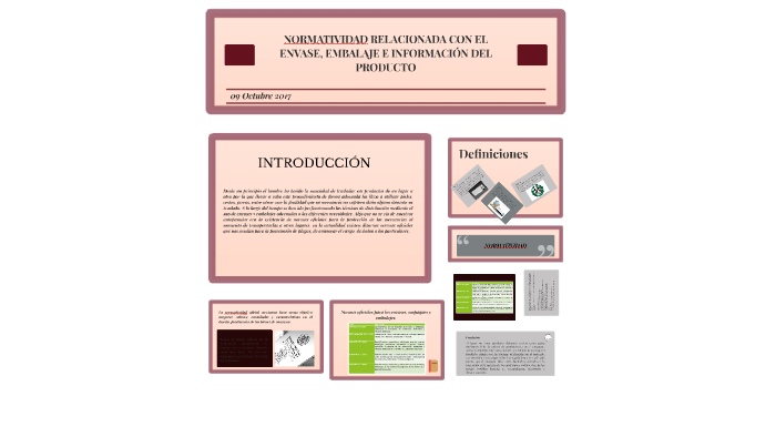 NORMATIVIDAD RELACIONADA CON EL ENVASE, EMBALAJE E INFOR by alejandra