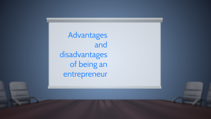 disadvantages of being an entrepreneur