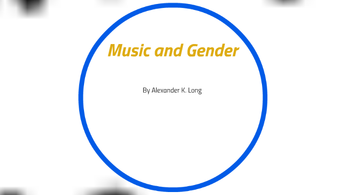music and gender essay