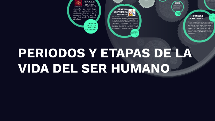 PERIODOS Y ETAPAS DE LA VIDA DEL SER HUMANO by DANNY DE LEON