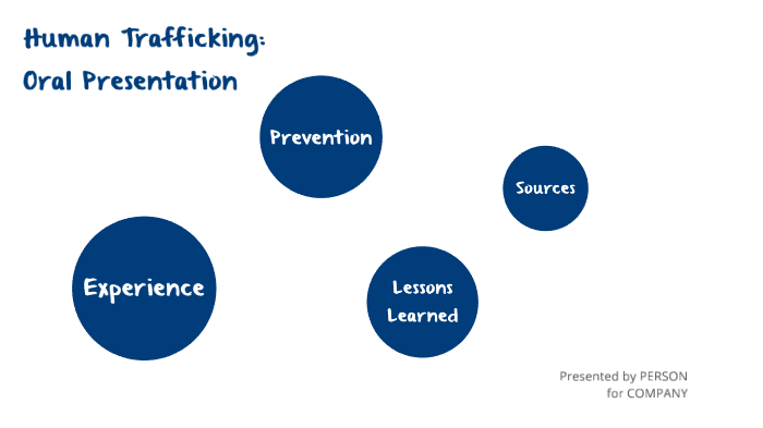 oral presentation on human trafficking