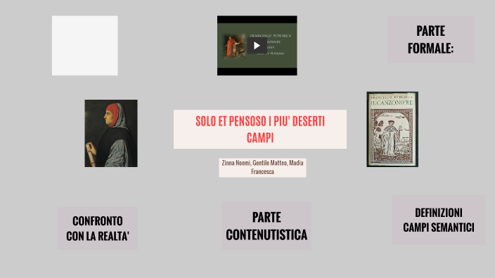 Solo Et Pensoso I Più Deserti Campi Analisi Solo et pensoso i più deserti campi by francesa madia on Prezi