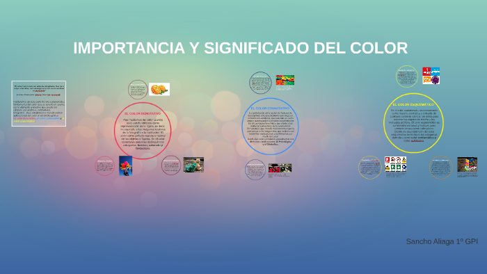 IMPORTANCIA Y SIGNIFICADO DEL COLOR by Sancho Aliaga Agoiz on Prezi