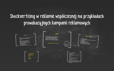 Shockvertising W Reklamie Współczesnej Na Przykładach Prow By