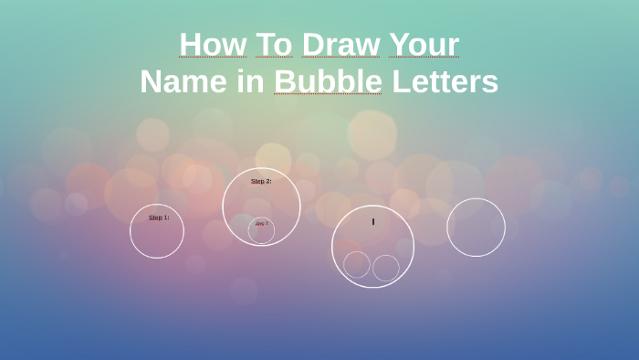 How To Draw Your Name In Bubble Letters By Ashley Gray