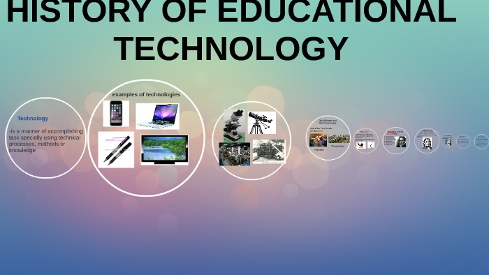 history of educational technology essay