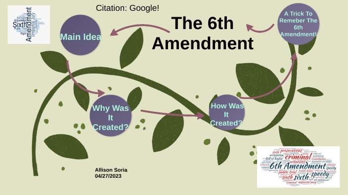 The 6th Amendment By Allison Soria On Prezi