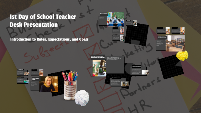 1st Day of School Teacher Desk Presentation by Samantha Reyes on Prezi