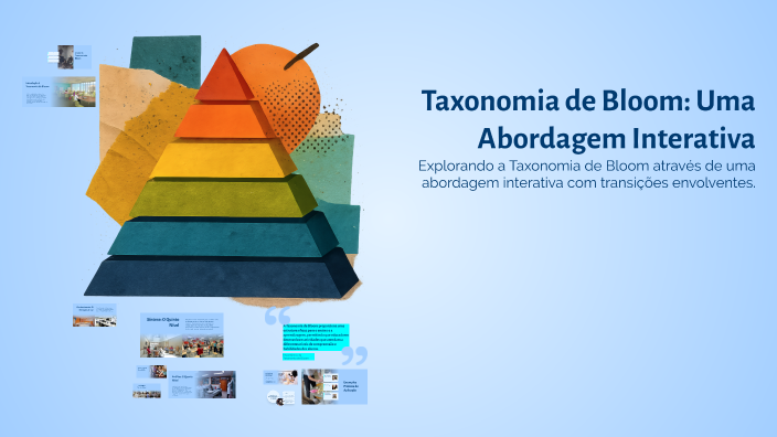 Taxonomia de Bloom: Uma Abordagem Interativa by Jhonatan Alves on Prezi