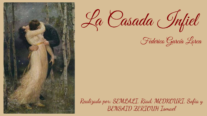 La casada infiel de Federico Garcia Lorca - SEMLALI Riad, MEDKOURI