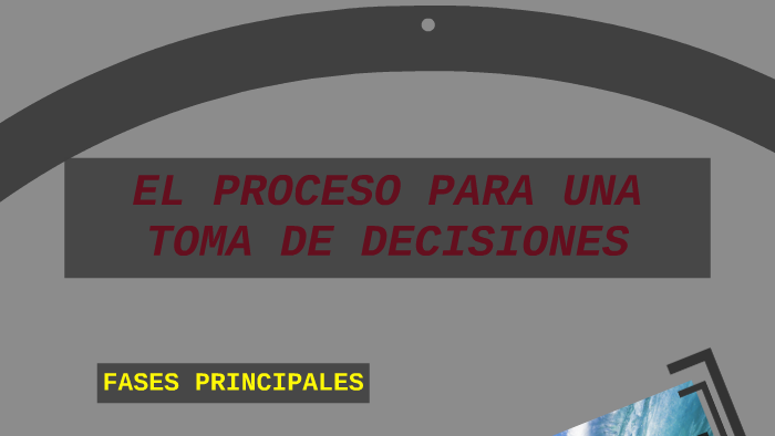 EL PROCESO PARA UNA TOMA DE DECISIONES by RAMIRO FERNANDO VARELA AYALA ...