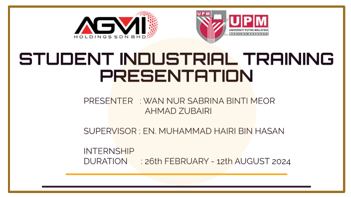 Industrial Training Presentation by nur sabrina on Prezi